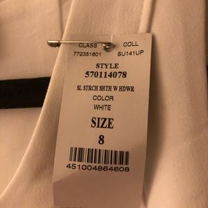 Beautiful White House black market white dress
